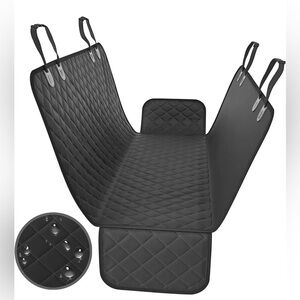 Active Pets Back Seat Cover Protector for Dogs or cats (Black) NEW